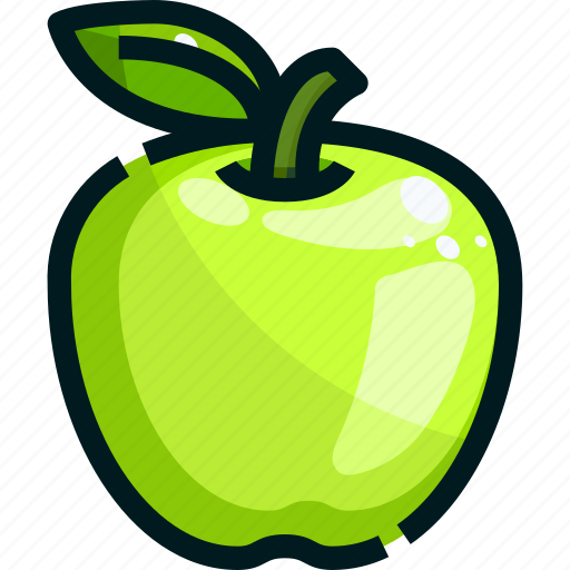Apple, food, fruit, fruits, green, healthy icon - Download on Iconfinder