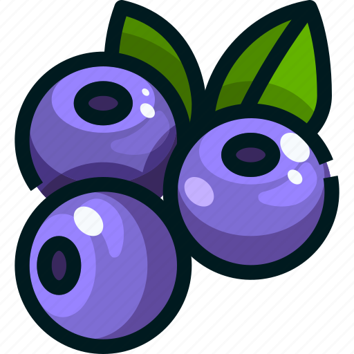 Blueberry, food, fruit, fruits, healthy icon - Download on Iconfinder