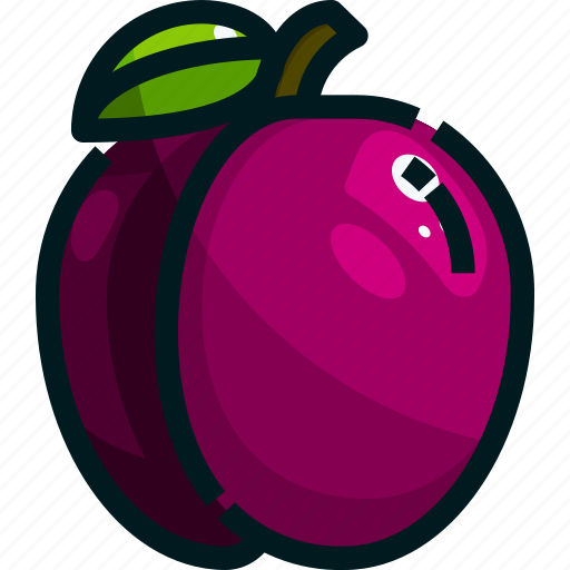 Food, fruit, fruits, healthy, plum icon - Download on Iconfinder