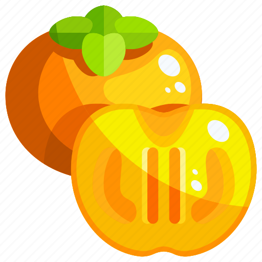 Food, fruit, fruits, healthy, persimmon icon - Download on Iconfinder