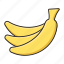 banana, eat, food, fruit, healthy 