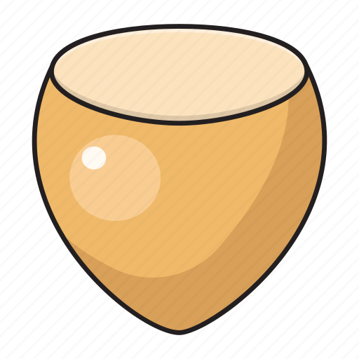 Dry, food, fruit, hazelnut, healthy icon - Download on Iconfinder
