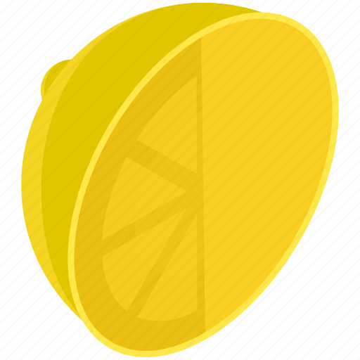 Lemon, citrus, food, fruit, healthy, line, slice icon - Download on Iconfinder