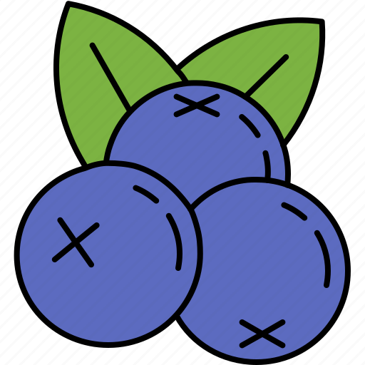 Blueberries, food, fruit, healthy, vitamins icon - Download on Iconfinder
