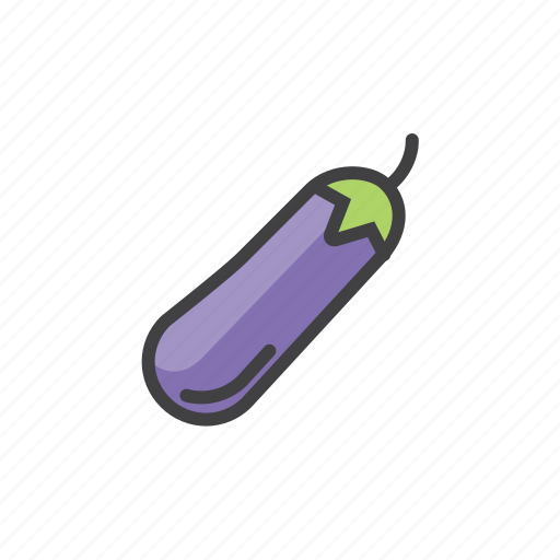 Eggplant, light, vegetable icon - Download on Iconfinder
