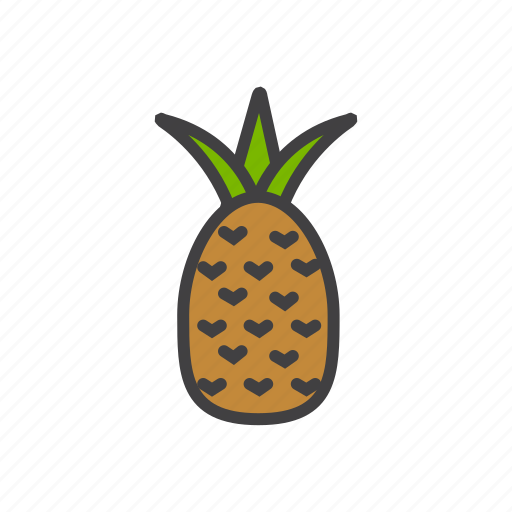 Fruit, pineapple, tropical icon - Download on Iconfinder