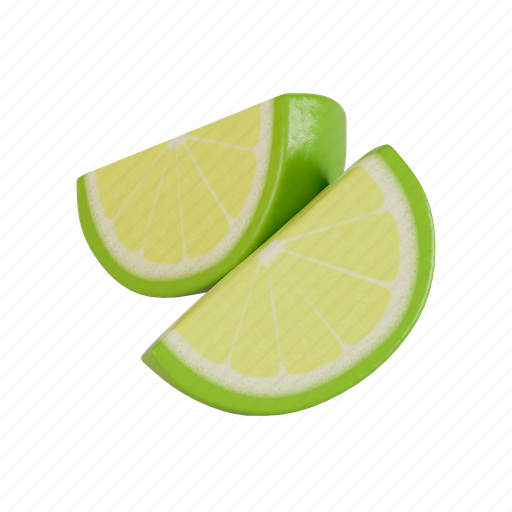 Limes, lemon, citrus, fruit 3D illustration - Download on Iconfinder