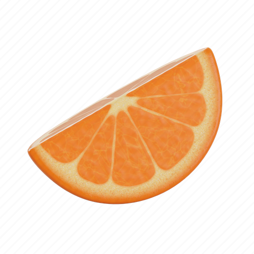 Orange, citrus, fruit, food 3D illustration - Download on Iconfinder