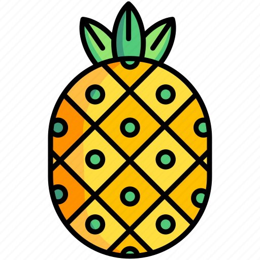 Pineapple, tropical, fruit icon - Download on Iconfinder