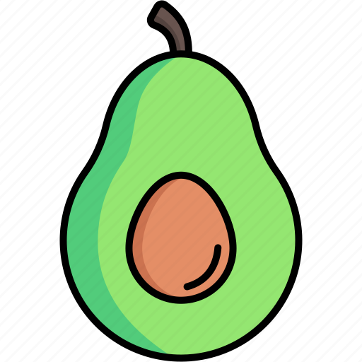Avocado, fruits, tropical icon - Download on Iconfinder