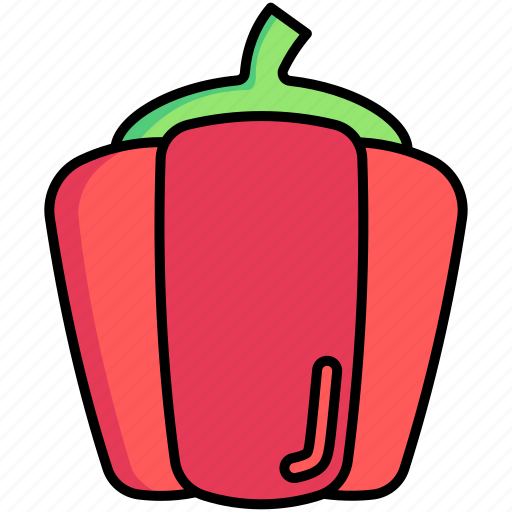 Bell pepper, paprika, capsicum icon - Download on Iconfinder