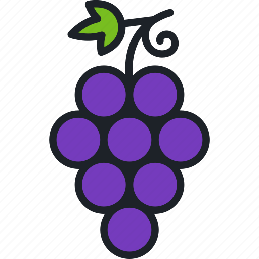 Grapes, food, healthy, grape, wine, berries, organic icon - Download on Iconfinder