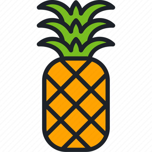 Pineapple, tropical, fruit, food, healthy, organic, fresh icon - Download on Iconfinder