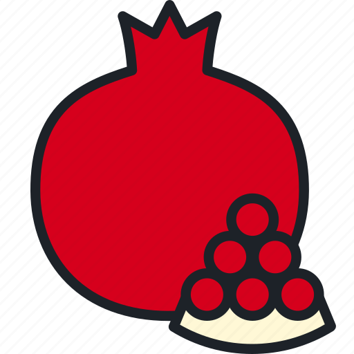 Pomegranate, fruit, food, healthy, organic, fresh icon - Download on Iconfinder