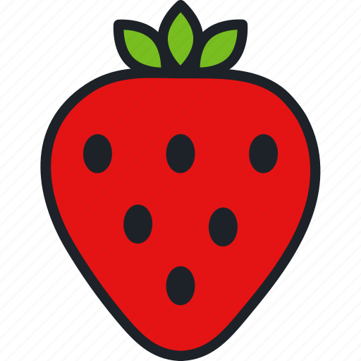 Strawberry, berry, organic, sweet, healthy, food icon - Download on Iconfinder