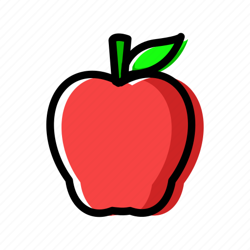 Apple fruit, food, fresh, fruit, fruits, vitamin icon - Download on Iconfinder