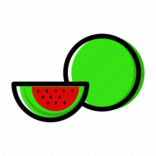 Food, fresh, fruit, fruits, vitamin, watermelon icon - Download on Iconfinder