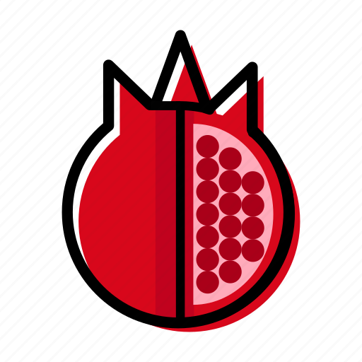 Food, fresh, fruit, fruits, pomegranate, vitamin icon - Download on Iconfinder