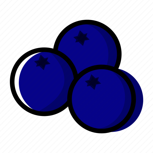 Blueberry, food, fresh, fruit, fruits, vitamin icon - Download on Iconfinder