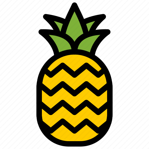 Fresh, fruit, fruits, healthy, pineapple, tropical icon - Download on Iconfinder