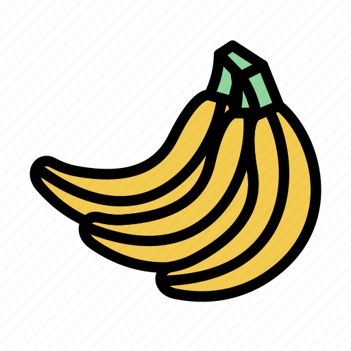 Banana, bananas, yellow icon - Download on Iconfinder