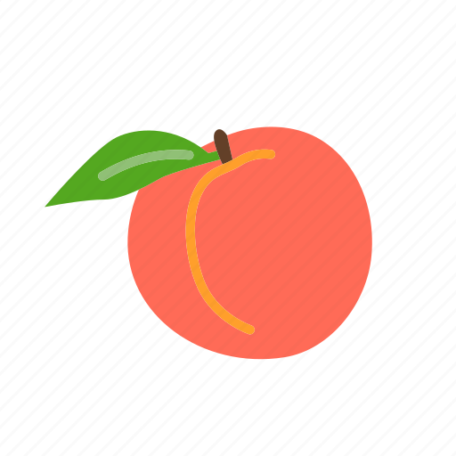 Farm, food, fruit, nature, organic, peach icon - Download on Iconfinder