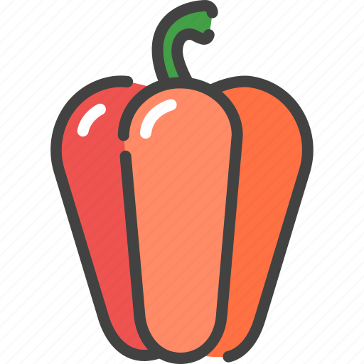 Bulgarian, food, healthy, pepper, vegetable, vegetarian icon - Download on Iconfinder