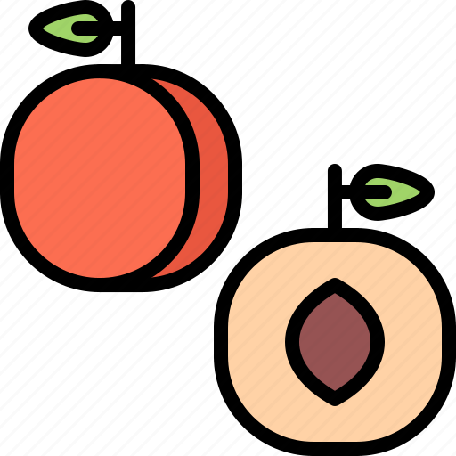 Food, fruit, fruits, peach, shop, supermarket icon - Download on Iconfinder
