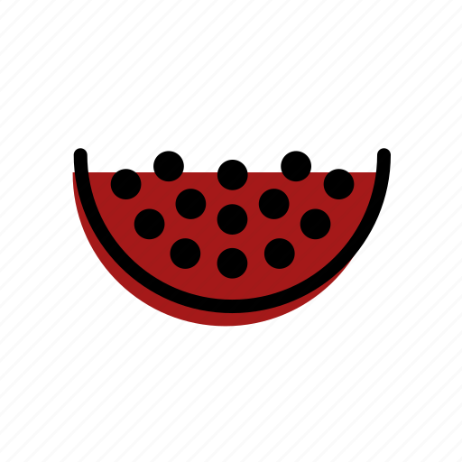 Basic license, color, food, fruit, pomegranate icon - Download on Iconfinder