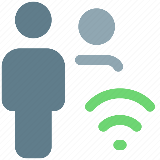 Wifi, multiple user, wireless, connection, internet icon - Download on Iconfinder