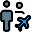 plane, multiple user, airplane, travel