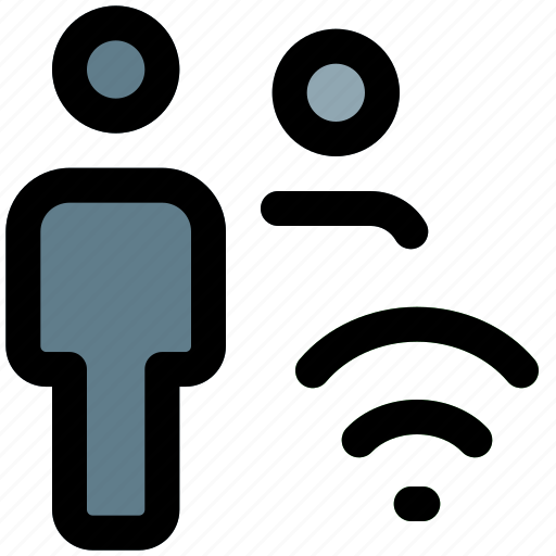 Wifi, multiple user, wireless, internet, signal icon - Download on Iconfinder