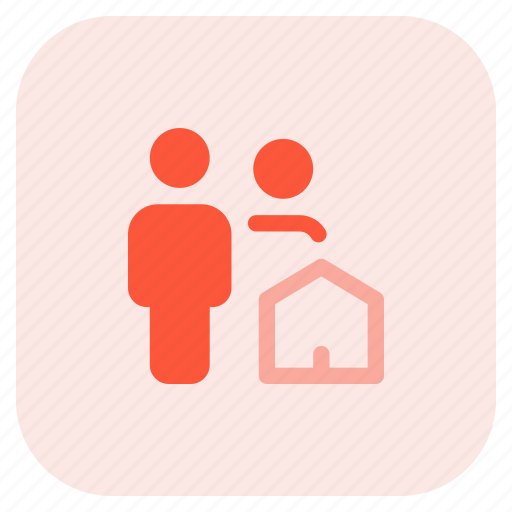 Home, house, structure, multiple user icon - Download on Iconfinder