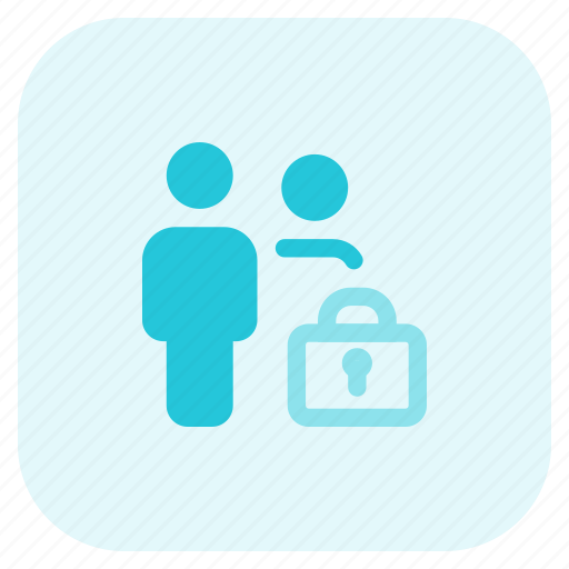 Locked, multiple user, padlock, security icon - Download on Iconfinder