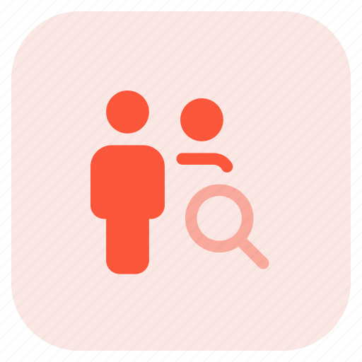 Search, multiple user, find, magnifier icon - Download on Iconfinder