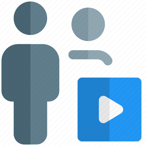 Player, multiple user, multimedia, video icon - Download on Iconfinder