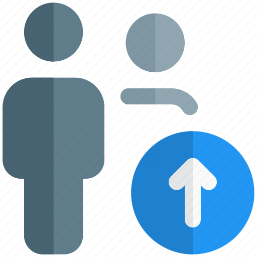 Upload, upwards, multiple user, arrow icon - Download on Iconfinder