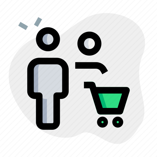 Cart, trolley, multiple user, shopping icon - Download on Iconfinder