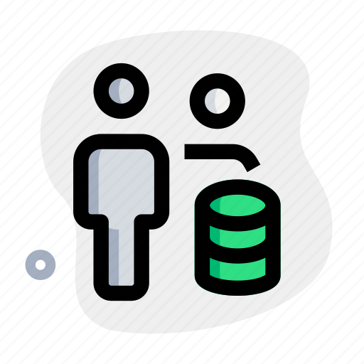 Database, stack, multiple user, server icon - Download on Iconfinder