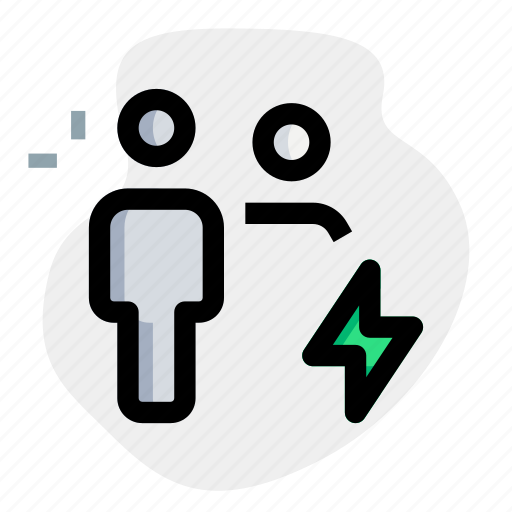 Flash, power, multiple user, electricity icon - Download on Iconfinder