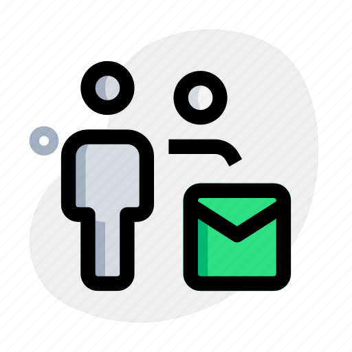 Mail, envelope, message, multiple user icon - Download on Iconfinder