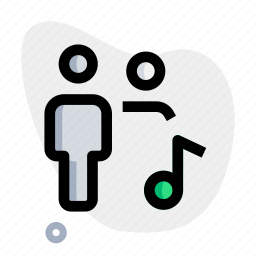Music, audio, sound, multiple user icon - Download on Iconfinder