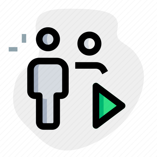 Player, multiple user, play, multimedia icon - Download on Iconfinder