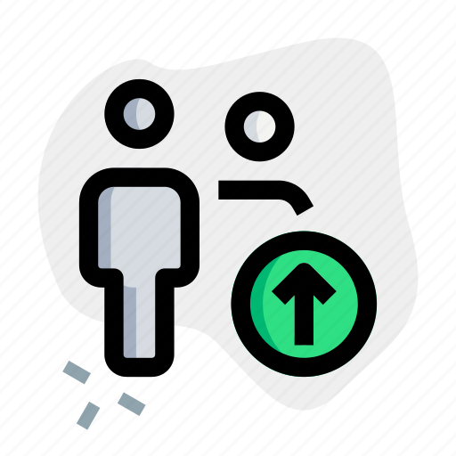 Upload, multiple user, arrow, up icon - Download on Iconfinder