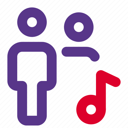 Music, audio, sound, song, multiple user icon - Download on Iconfinder