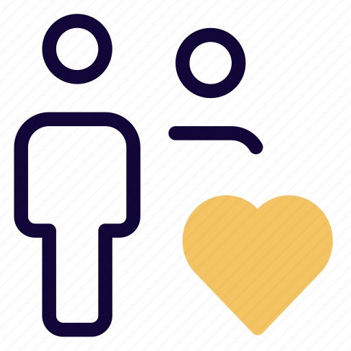 Heart, love, multiple user, shape, like icon - Download on Iconfinder