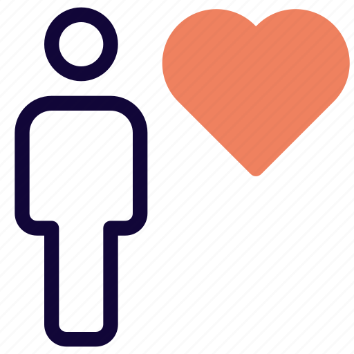 Heart, single user, shape, love icon - Download on Iconfinder