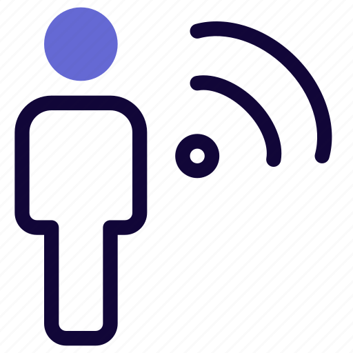 Wifi, single user, internet, wireless icon - Download on Iconfinder