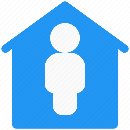 Home, full, body, house, single user icon - Download on Iconfinder