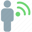 wifi, full, body, single user, internet